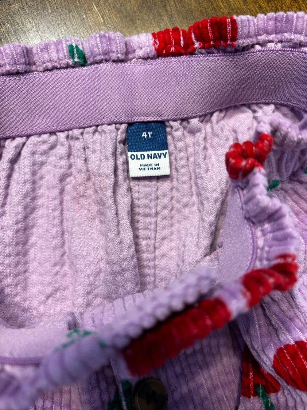 Old Navy Corduroy Cherries Pocket Skirt